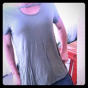 2 for $5 Kids Art Class Girls Sz XL Olive Green